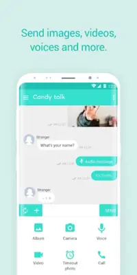 Candy Talk - Random Chat android App screenshot 2